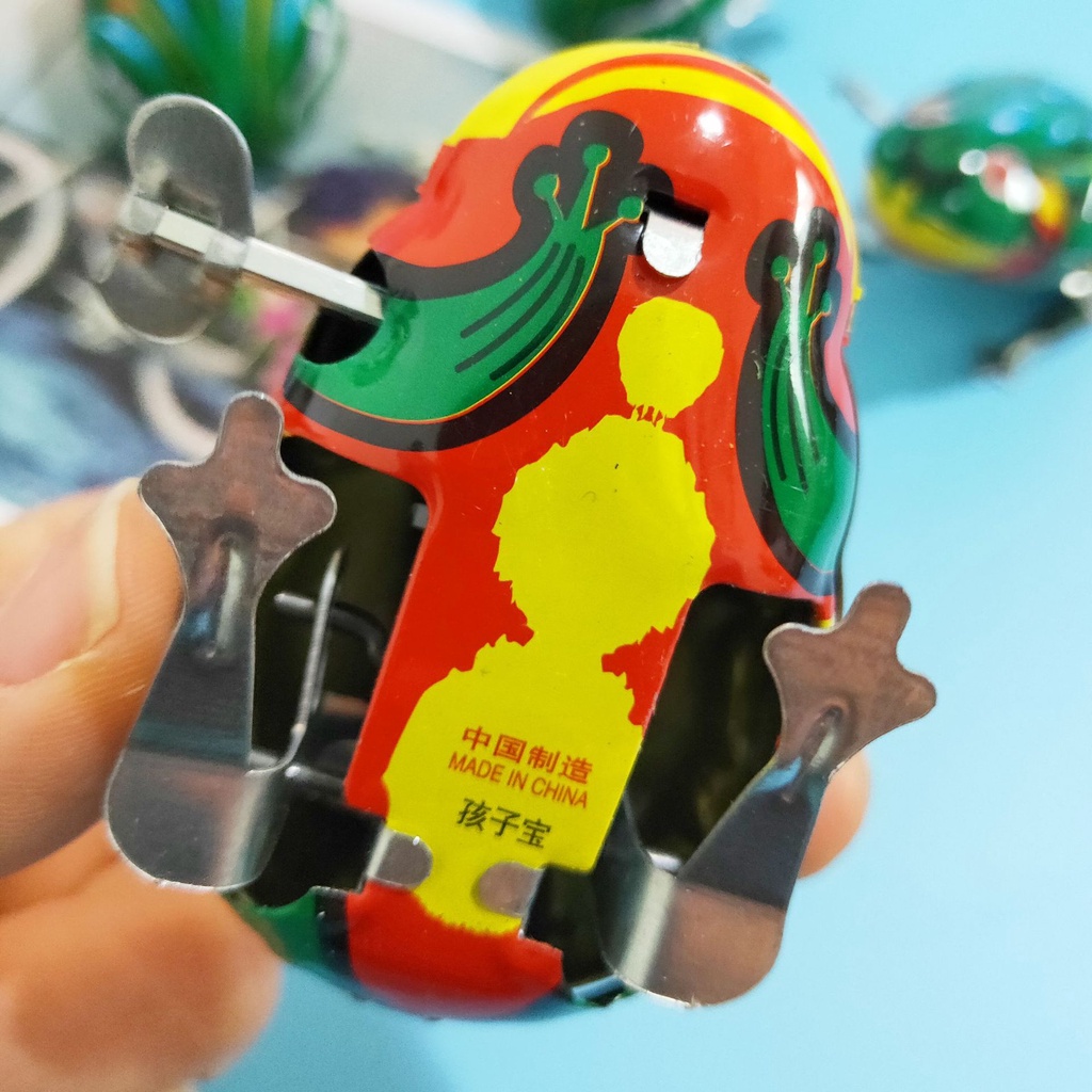 Đồ chơi chú ếch,gà, thỏ,chuột,xe tăng lên dây cót dễ thương cho bé - Đồ chơi tuổi thơ của thế hệ 8x 9x