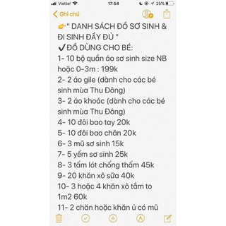 Combo đồ sơ sinh cho mẹ và bé chuẩn bị sinh