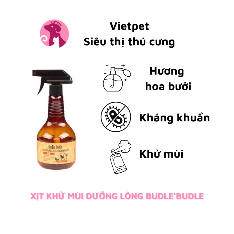 Xịt khử mùi dưỡng lông Budle'Budle Hàn Quốc