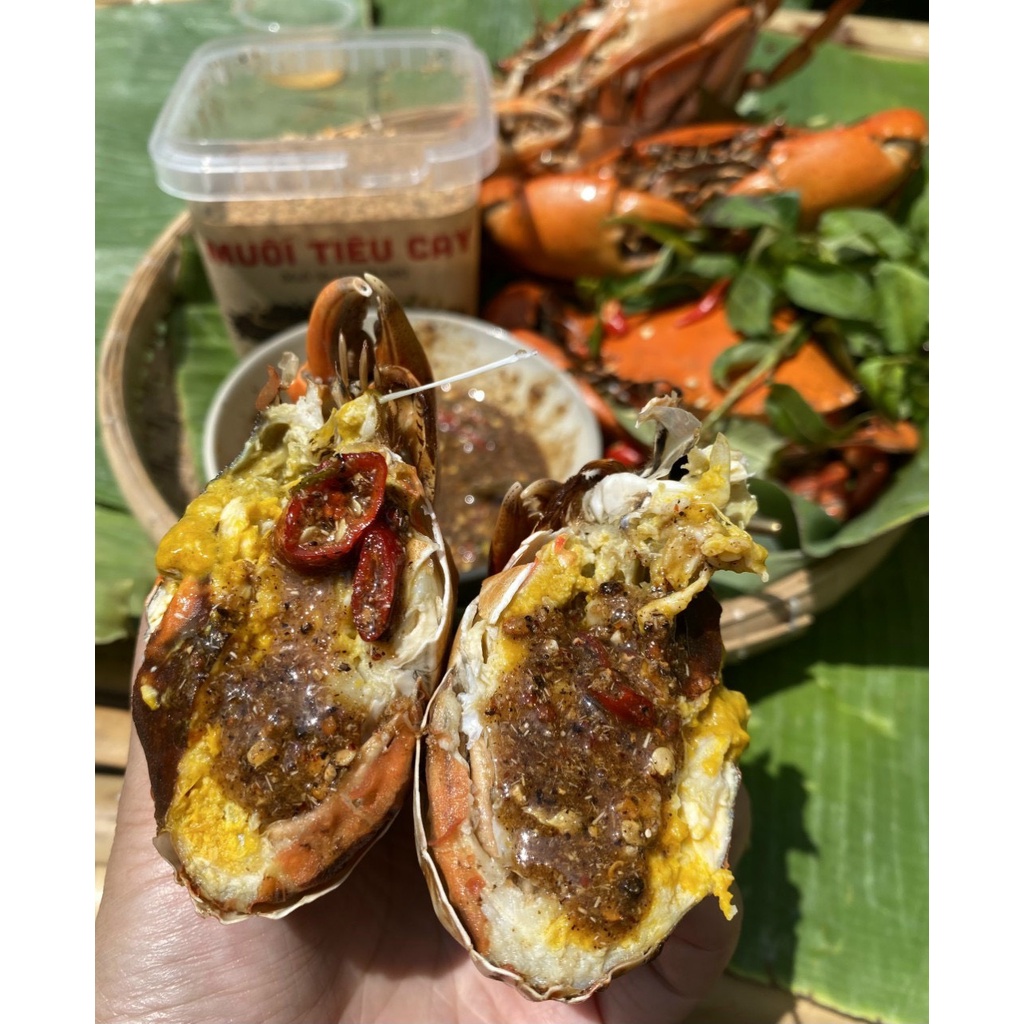 Muối tiêu cay ⚡ HÀNG LOẠI 1 ⚡ Muối tiêu cay đặc sản chuẩn Bình Phước siêu thơm ngon, vị cay nhẹ chấm hải sản, đồ nướng