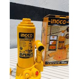 Kích đội thủy lực INGCO 2-12 tấn | Con đội thủy lực có van an toàn, kích thủy lực nâng ô tô công nghiệp