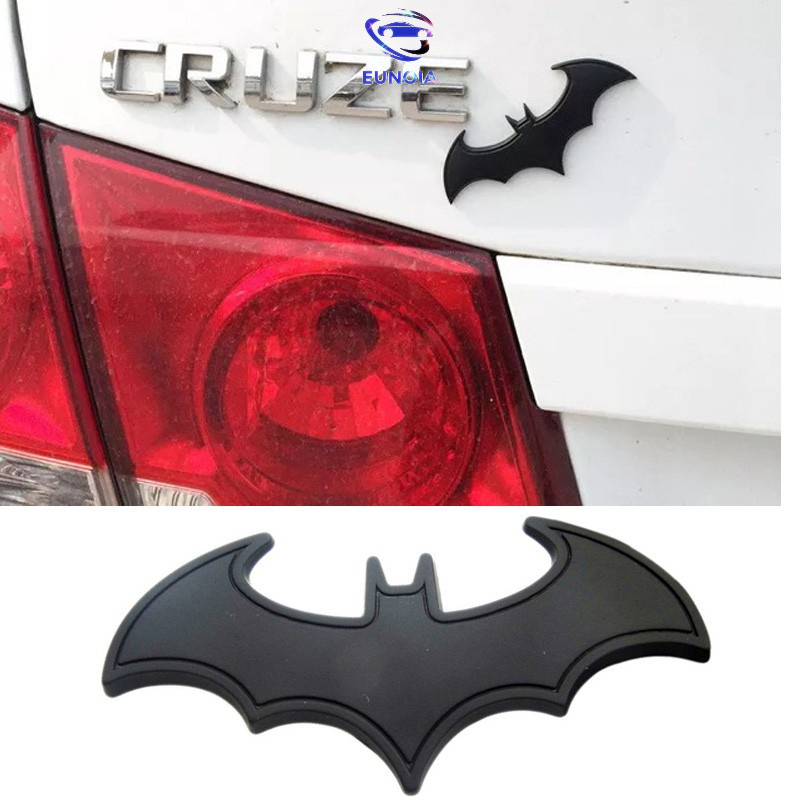 Logo BATMAN 3D Chữ Nổi Kim Loại Trang Trí Ô Tô Xe Hơi