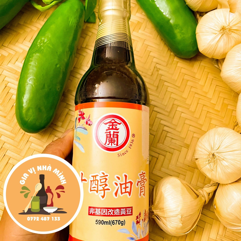NƯỚC TƯƠNG ĐẬM ĐẶC KIM LAN ĐÀI LOAN - CHAI 590ML