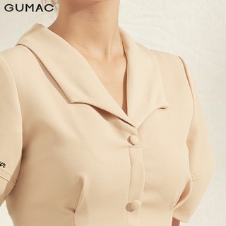 Đầm tay phồng cổ lật DA1143 GUMAC