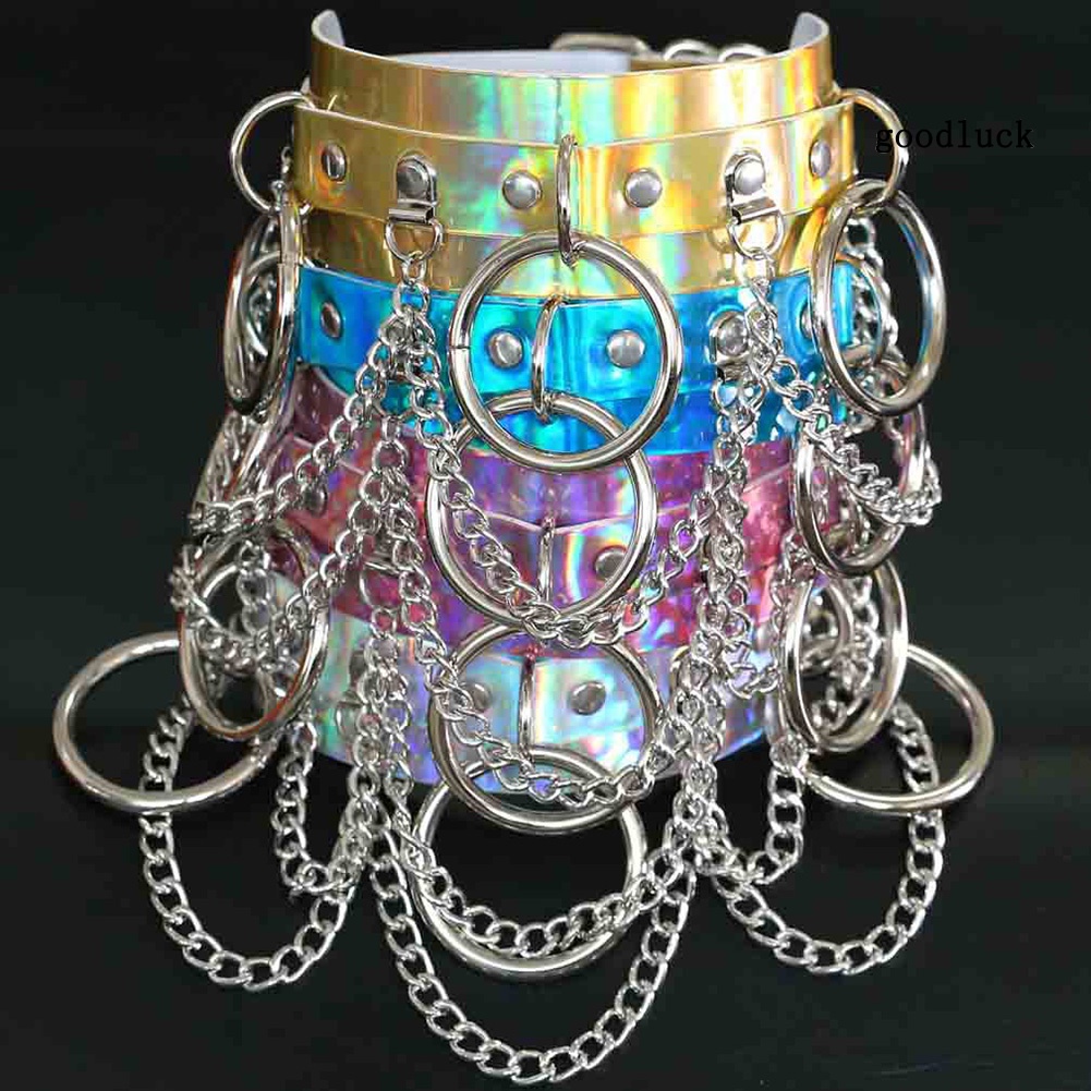 Vòng Cổ Choker Màu Laser Thời Trang Cá Tính