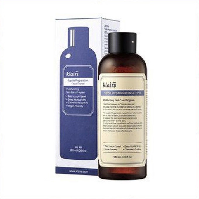 [Hàng Chuẩn]Nước hoa hồng Klairs Supple Preparation Toner 180ml 2 loại - Ecogreenofficial | BigBuy360 - bigbuy360.vn