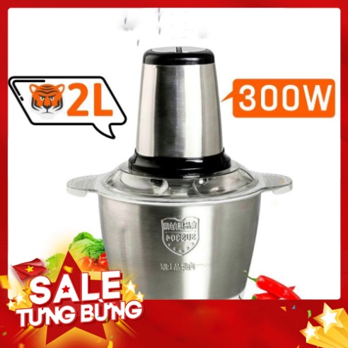 Máy xay, cối xay inox 304 2L chuẩn xịn xay nhỏ thực phẩm chỉ trong vài giây AM