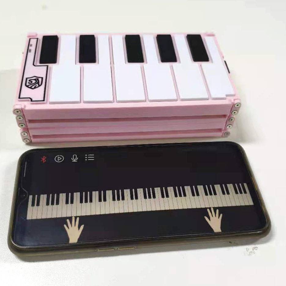 Nhạc cụ đàn piano điện dạng cuộn nhỏ gọn có 60 phím đàn có chức năng đàn organ đa năng dành cho bé và người lớn
