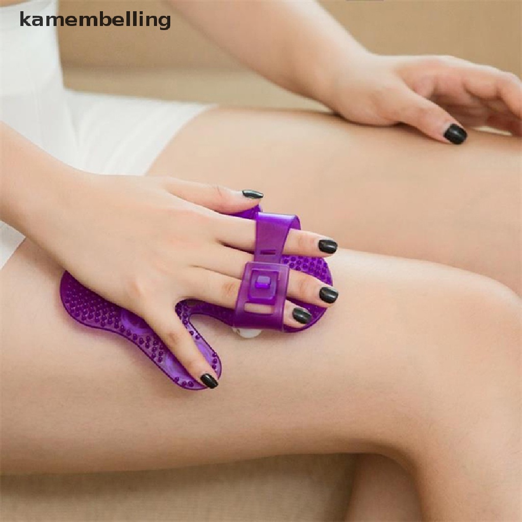 Găng Tay Mát Xa Cơ Thể Bằng Kim Loại 9 Con Lăn Xoay 360 Độ