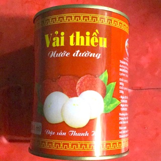 Vải thiều thanh hà lon 580ml