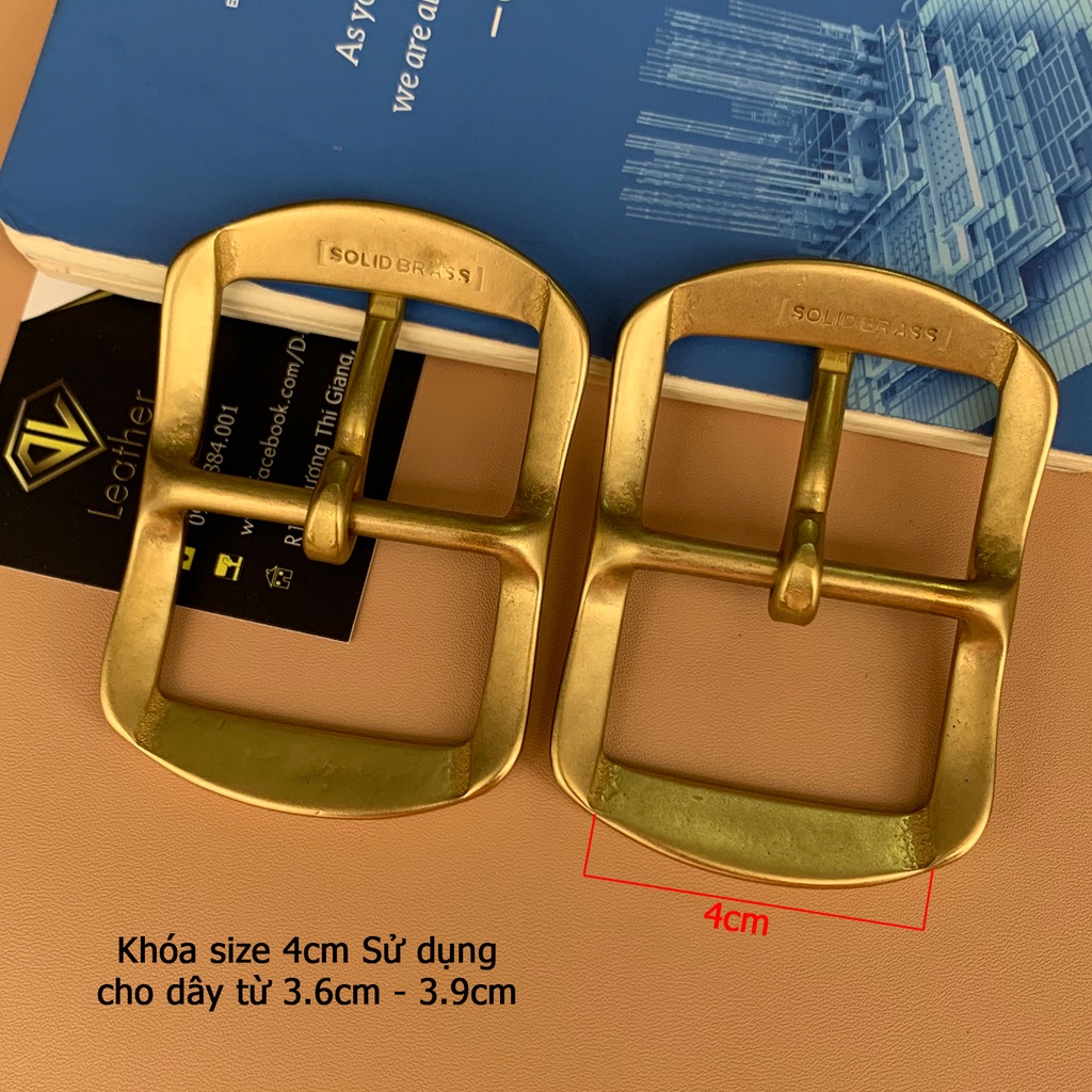 Đầu Khóa Thắt Lưng Bằng Đồng Đúc Nguyên Khối 100%  - DLĐKĐLV-02