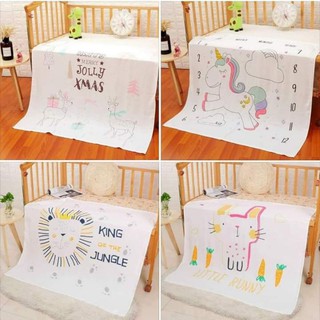 Chăn lụa Kiluta chất cotton lụa mềm mát không bai xù