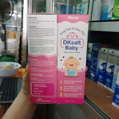 DUNG DỊCH VỆ SINH MŨI DKSALT BABY