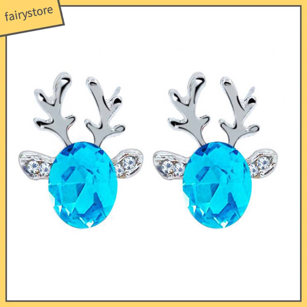 Hoa Tai Mặt Hình Gạc Hươu 3d Cho Nữ