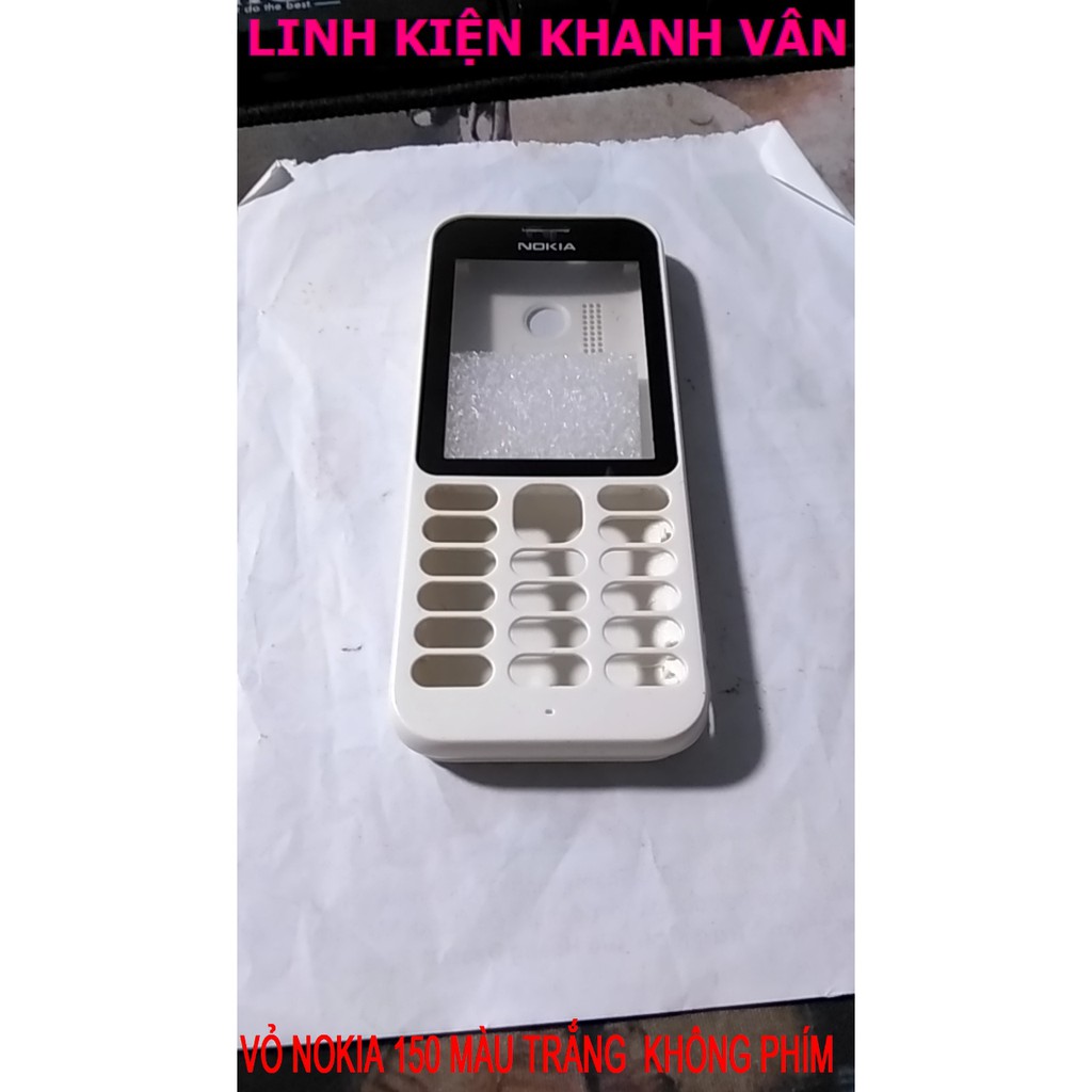 VỎ NOKIA 150  MÀU TRÁNG KHÔNG PHÍM