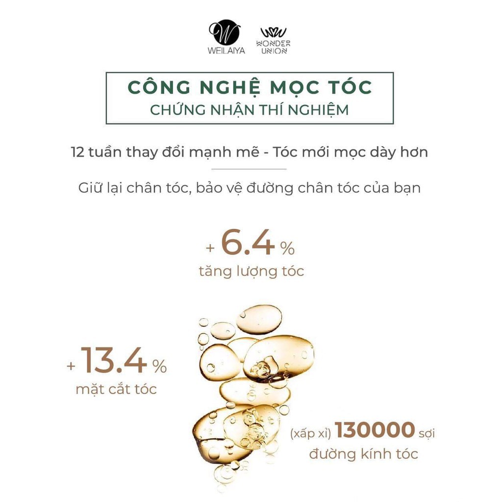 Huyết thanh serum kích mọc tóc Weilaiya hộp 8 chai x 5ml