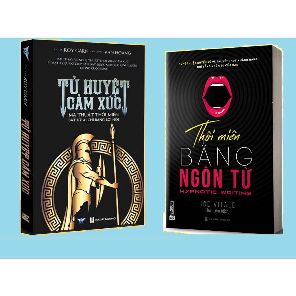 [Mã LT50 giảm 50k đơn 250k] Sách - Combo Tử huyệt cảm xúc + Thôi miên bằng ngôn từ