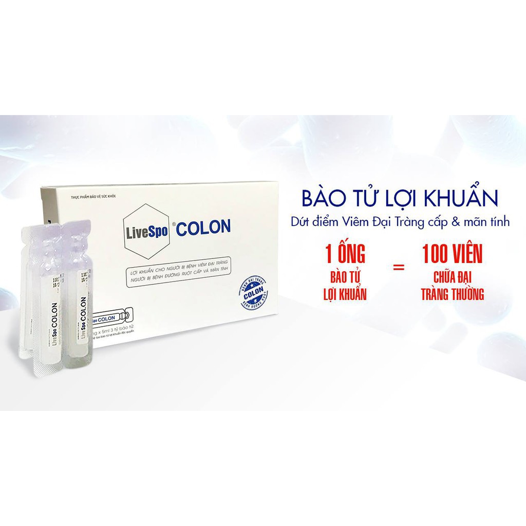 COLON - Bào tử lợi khuẩn cho người bệnh viêm đại tràng, bệnh đường ruột