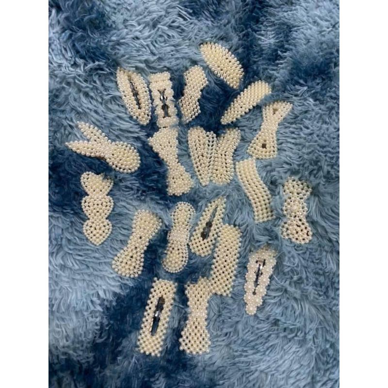 Kẹp tóc ngọc trai combo 20 chiếc kèm túi zip , kẹp tóc giá rẻ phong cách thời trang Hàn Quốc siêu xinh.