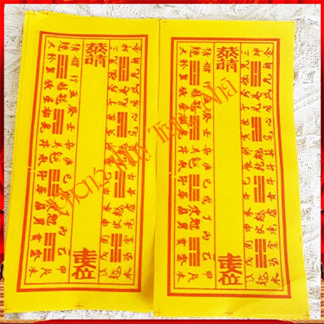 Tờ Di Hiệu Bát Hương Chuyên Dùng Bốc Bát Hương