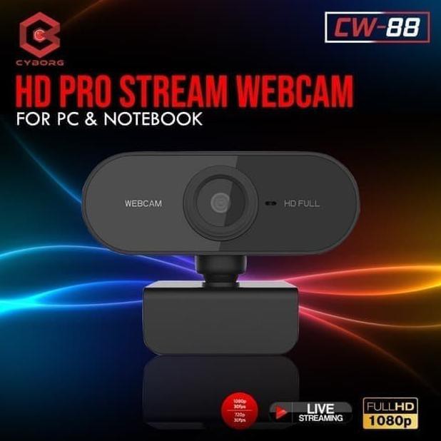 Webcam Cyborg Cw-88 Full Hd 1080p