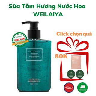 Sữa Tắm Nước Hoa Weilaiya,Gel Tắm Thơm Với Tinh Chất Trứng Cá Tầm Tạo Bọt Dưỡng Ẩm Lưu Hương Thơm Ngọt Ngào Quyến Rũ