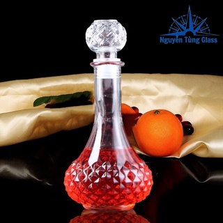 Chai Thủy Tinh Tròn Cổ Cao 750ML
