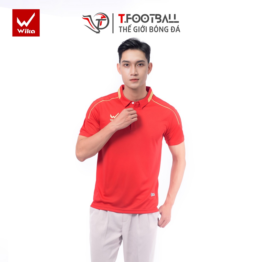 Áo Polo WIKA Alpha Chất Liệu Polyester Thoáng Mát Mềm Mịn
