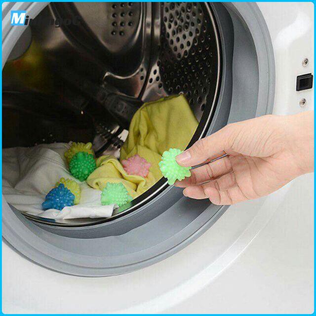 Quả cầu gai ion giặt quần áo máy giặt hỗ trợ làm phẳng quần áo  - Siêu Thị Minh Ngọc