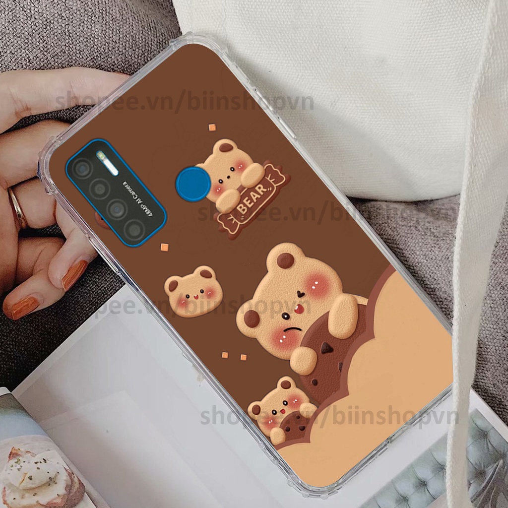 Ốp Vsmart Star 5 / Joy 4 / Live 4 in hình gấu chocolate kẹo ngọt siêu đẹp siêu xinh