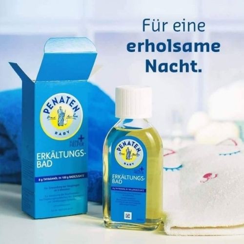 Tinh dầu tràm tắm chống cảm Penaten Đức 125ml Dành cho bé từ sơ sinh tăng cường sức đề kháng cho bé khoẻ - mẹ bean bon