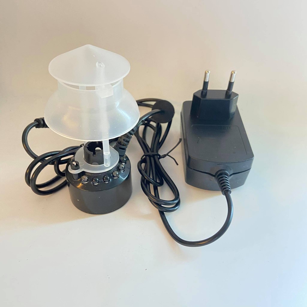 Máy tạo khói hồ cá mini phun sương + Nguồn adapter phụ kiện thác nước