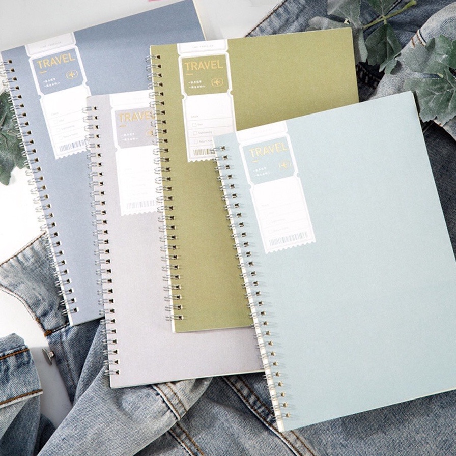 Sổ tay lò xo mini A5 Deli 60 trang - cute - sổ lò xo a5 dễ thương dành cho học sinh – giao ngẫu nhiên - MIYABI STORE