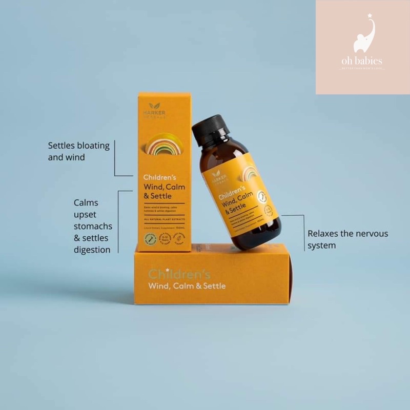 Harker Vàng cải thiện tiêu hoá Wind, Calm &amp; Settle [OH BABIES]