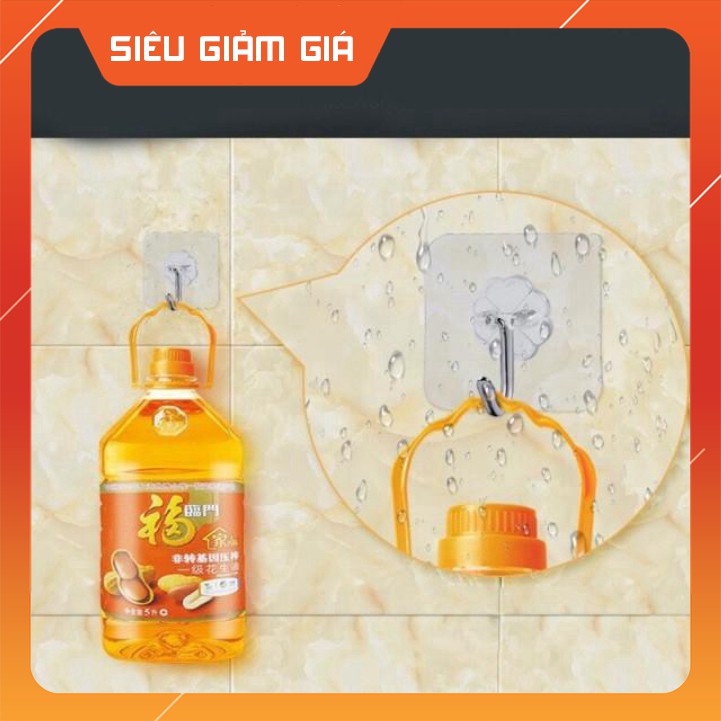 [SIÊU SALE] Móc dán tường trong suốt chịu lực siêu dính (1 chiếc)