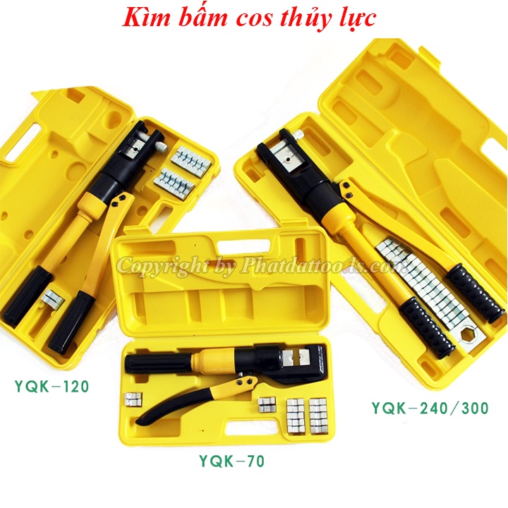 Kìm bấm cos thủy lực YQK120 - Kìm ép đầu cos thủy lực - Hàng chất lượng