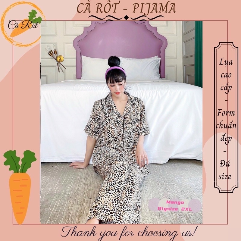 🌷 ĐỒ BỘ PIJAMA (FULLSIZE L-2XL ) MẶC NHÀ, SAU SINH LỤA LATIN HÌNH QUẦN DÀI TAY NGẮN 🌷