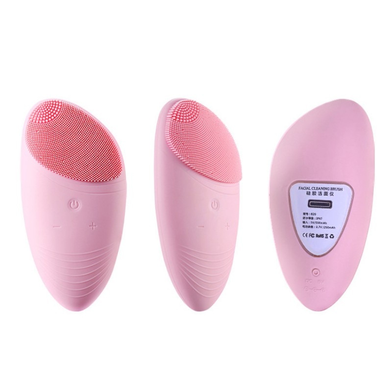 Waterproof USB Rechargeable Silicone Cleansing Instrument Cleaning Pores Portable Facial Cleansing Brush Face Washing Product