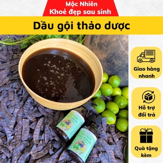 Dầu gội thảo dược bưởi bồ kết tóc suôn mượt giảm gãy rụng, kích thích mọc tóc