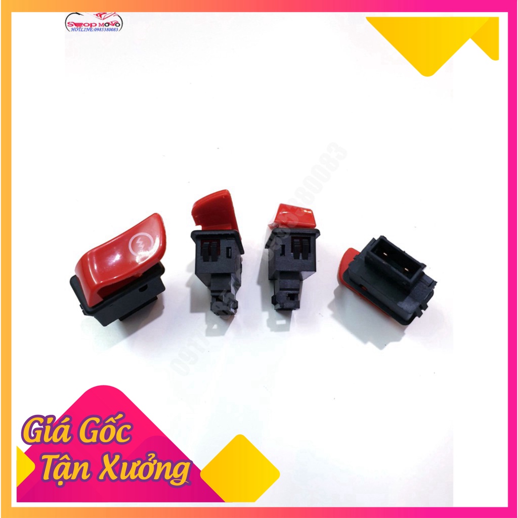 COMBOCông tắc idling stop + Nút đề màu đỏ giống xe SH300i gắn được cho SH, AB,LEAD,VARIO,CLICK,VISION,WINNER.... (Ản