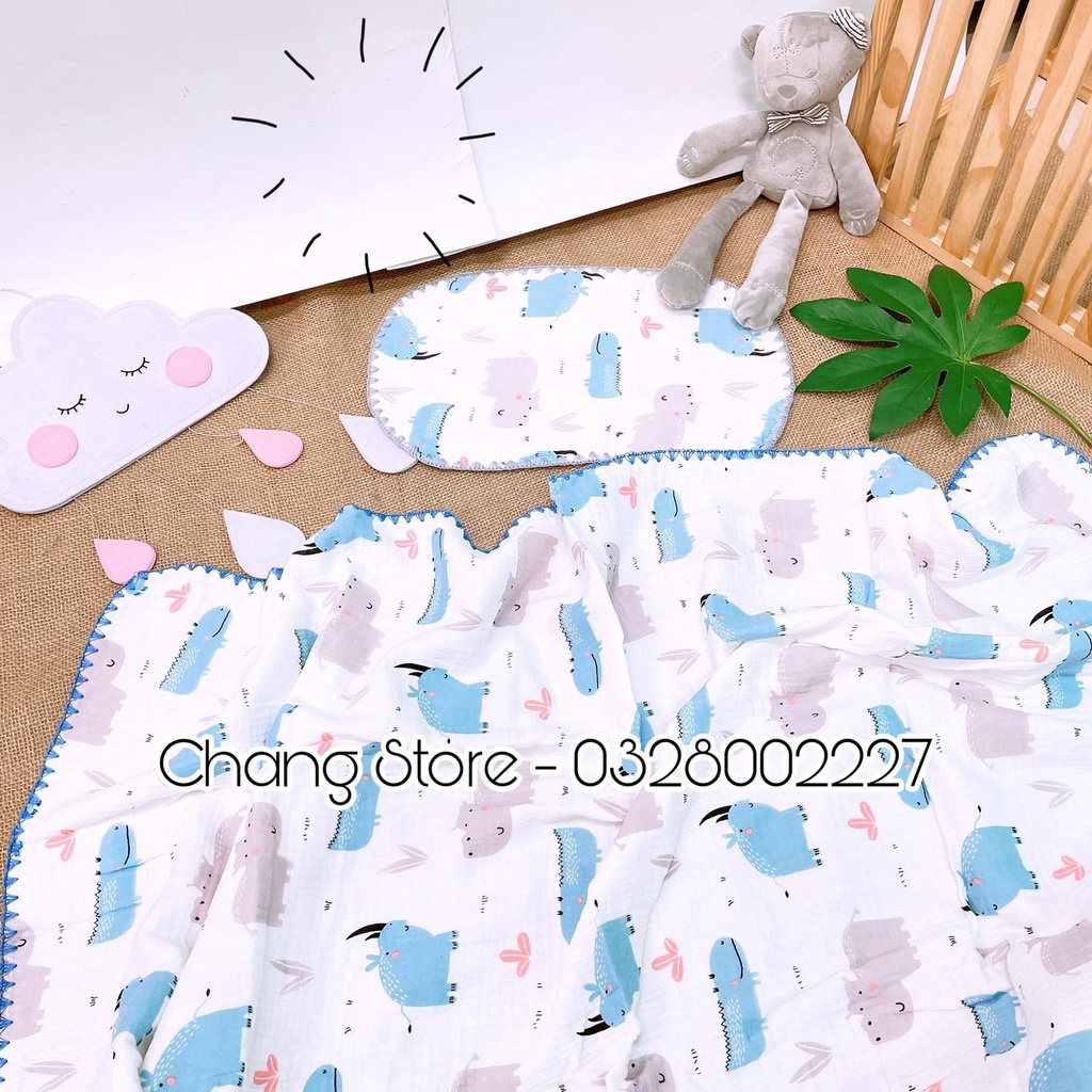 Chăn/ Mền Xô Cao Cấp Bo Viền Popular In Họa Tiết Cho Bé 110*120 cm