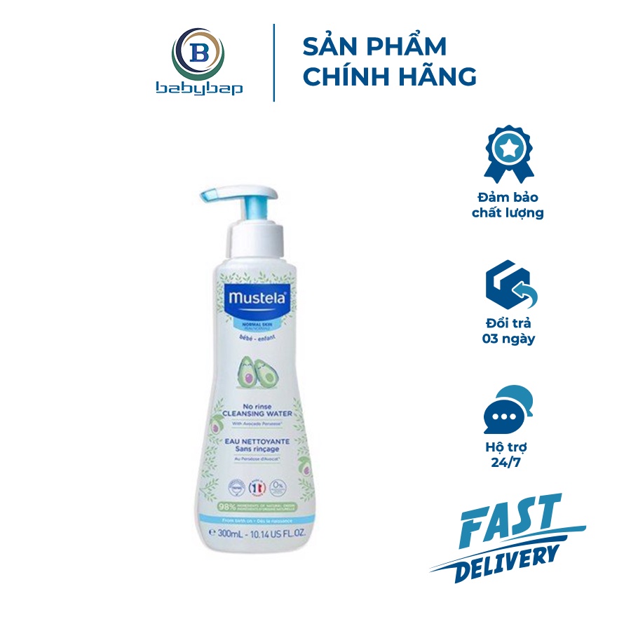 Nước Làm Sạch Không Cần Rửa Lại Mustela No Rinse Cleansing Water