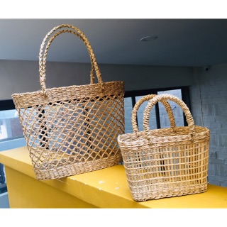 Làn cói giỏ cói siêu xinh cho trẻ em và người lớn