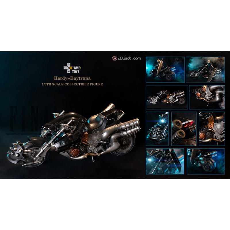 Mô hình 1:6 GAMETOYS Cloud Strife kèm xe Fenrir / Final Fantasy VII Remake