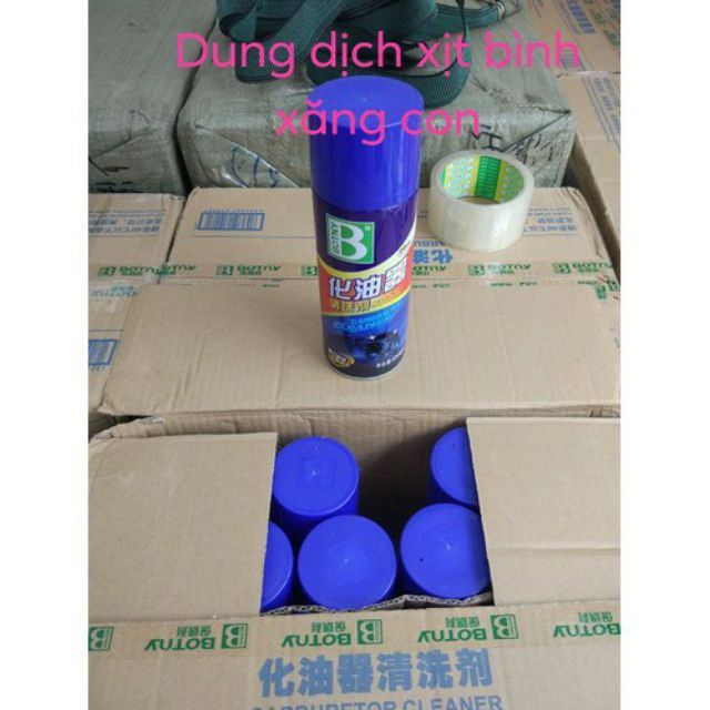 Dung Dịch Tẩy Rửa Bình xăng con. Bộ chế hòa khí