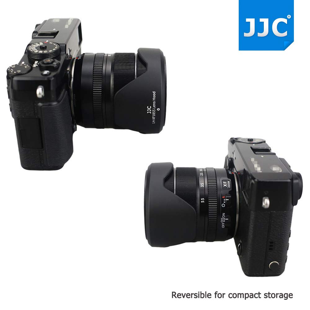 JJC LH-XF1855 Loa Che Nắng Máy Ảnh Cho Ống Kính Fuji Fujifilm Fujinon XF 18-55mm F2.8-4 R LM OIS Và Ống Kính Fujinon XF 14mm F2.8 R