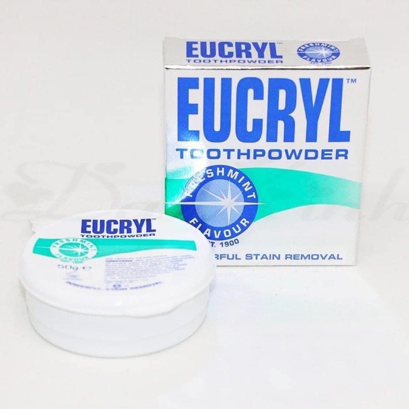 Bột Đánh Răng Tẩy Trắng Eucryl Toothpowder 50g