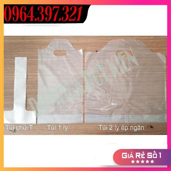 Sỉ 1KG Túi Nilong Đựng 1 Cốc - 2 Cốc Có Đáy - Túi Đựng Trà Sữa - Túi Đựng Ly Nhựa - Túi Đựng Ly Cafe - NHẬT ANH