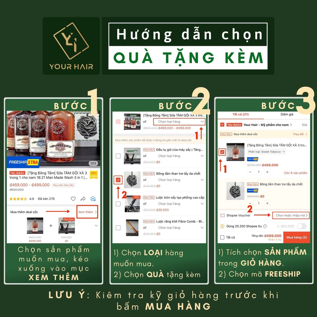 Noble Oud | Sữa TẮM GỘI XẢ 3 trong 1 | 18.21 Man Made Wash 3 in 1 - 532ml