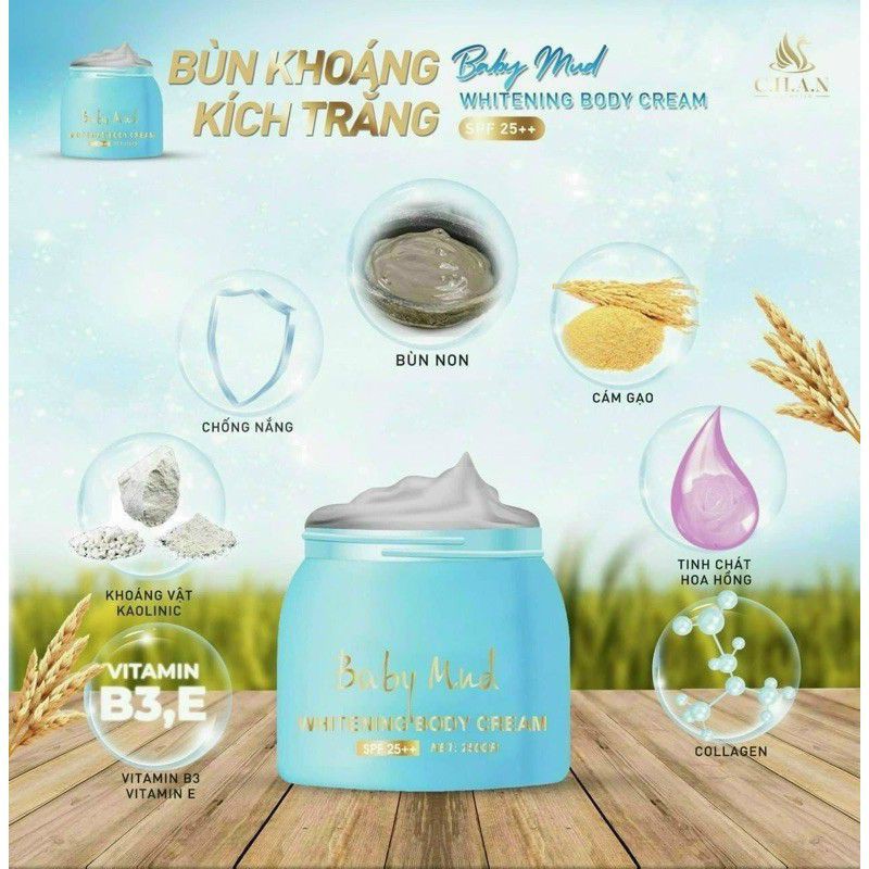 Kem BODY BÙN NON SIÊU TRẮNG